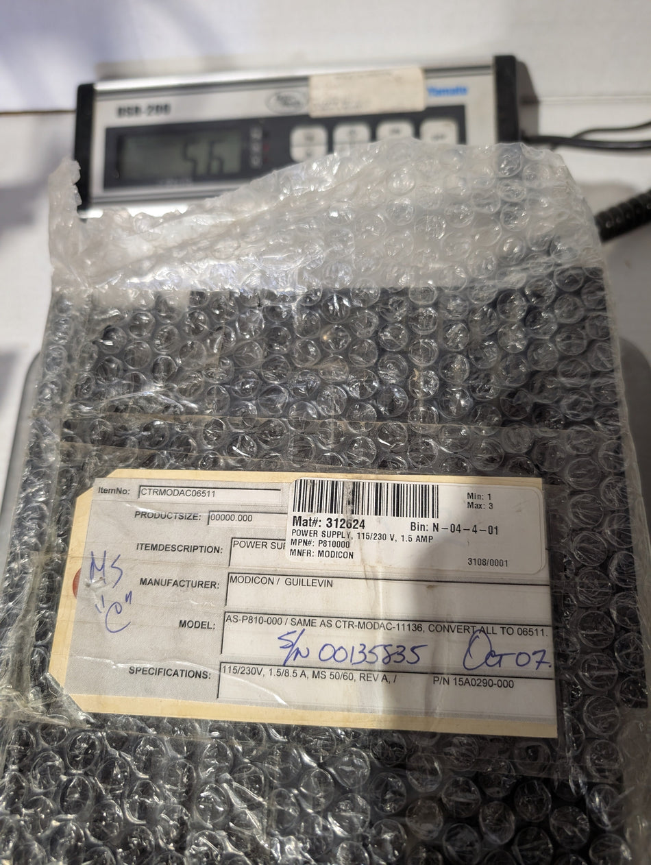 Modicon AEG AS-P810-000 Remote I/O Power Supply ASSY MODULE