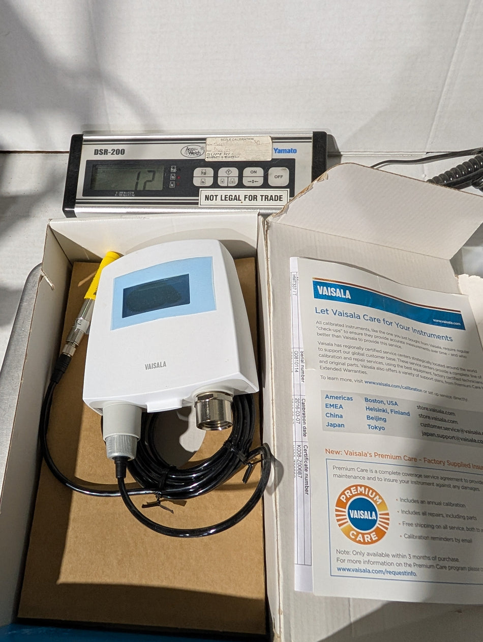 VAISALA HMT120 Brand New Dew Temperature and Humidity Transmitter