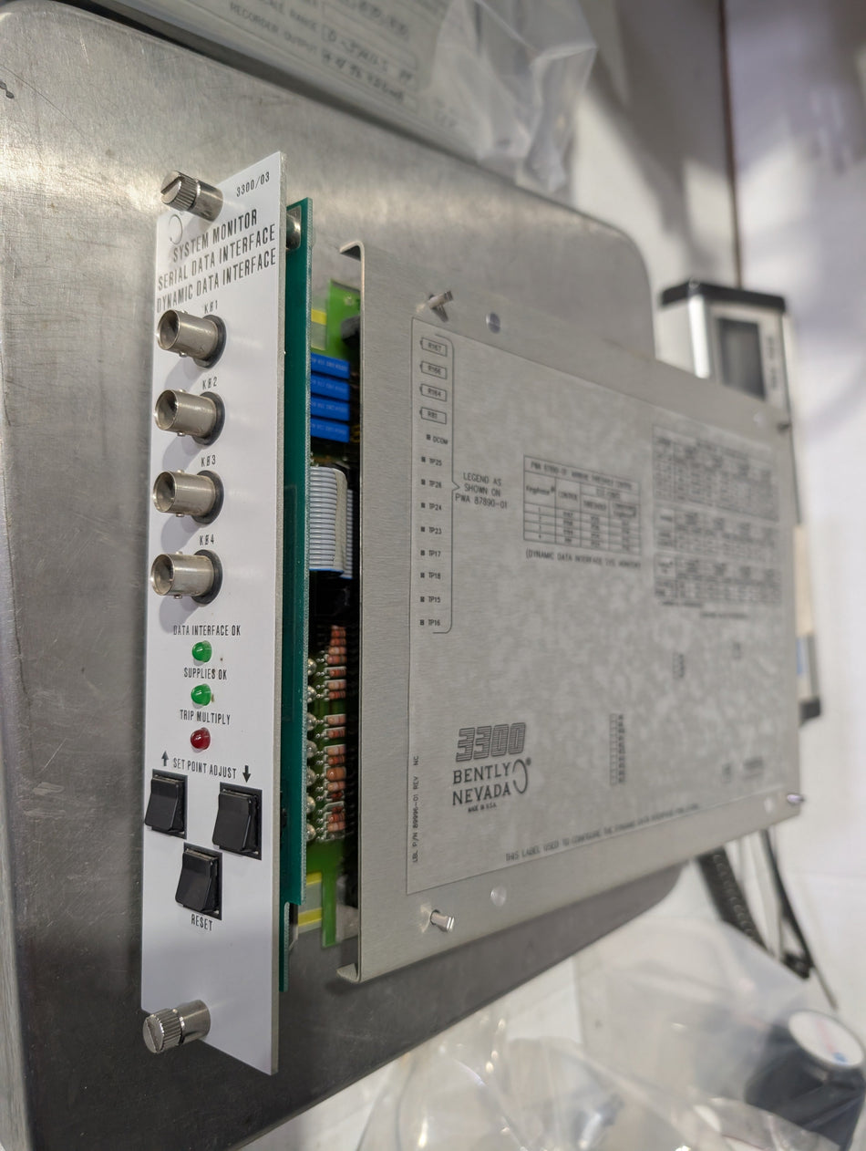 Bently Nevada 3300 System Monitor Serial Data Interface Dynamic Data Interface 3300/03