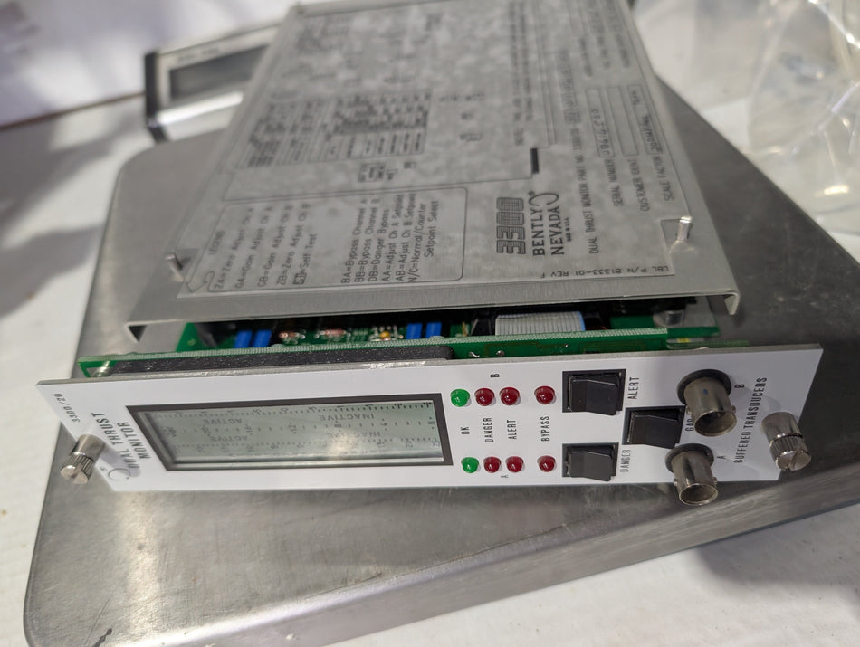 Bently Nevada 3300 Dual Thrust Monitor 20-01-01-02-01-00