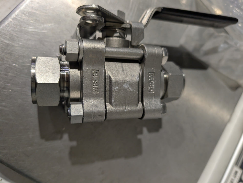 Swagelok Stainless Steel 3-Piece 60 Series Ball Valve - SS-65TS16-JL - 0001160444