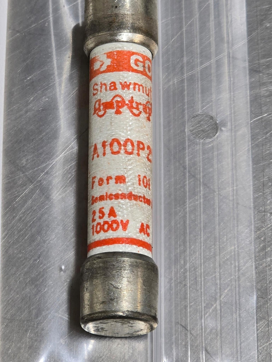 GOULD SHAWMUT A100P-25-1 Amp Trap Fuse  25A 1000V