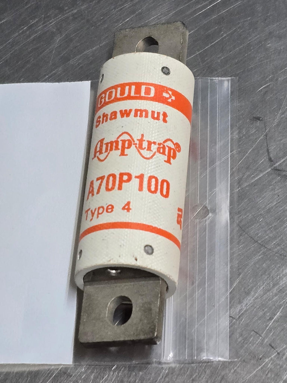 Gould Shawmut A70P100, TYPE 4, FORM 101, 100AMP, 700VAC