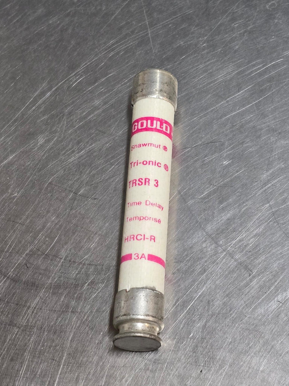 Gould Shawmut Tri-onic Time Delay Fuse TRSR 3, TYPE D, 600V