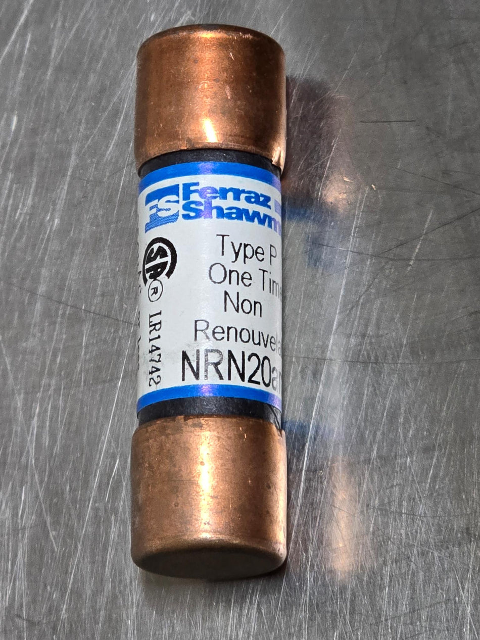 Ferraz Shawmut NRN20, 20A 250V Fuse