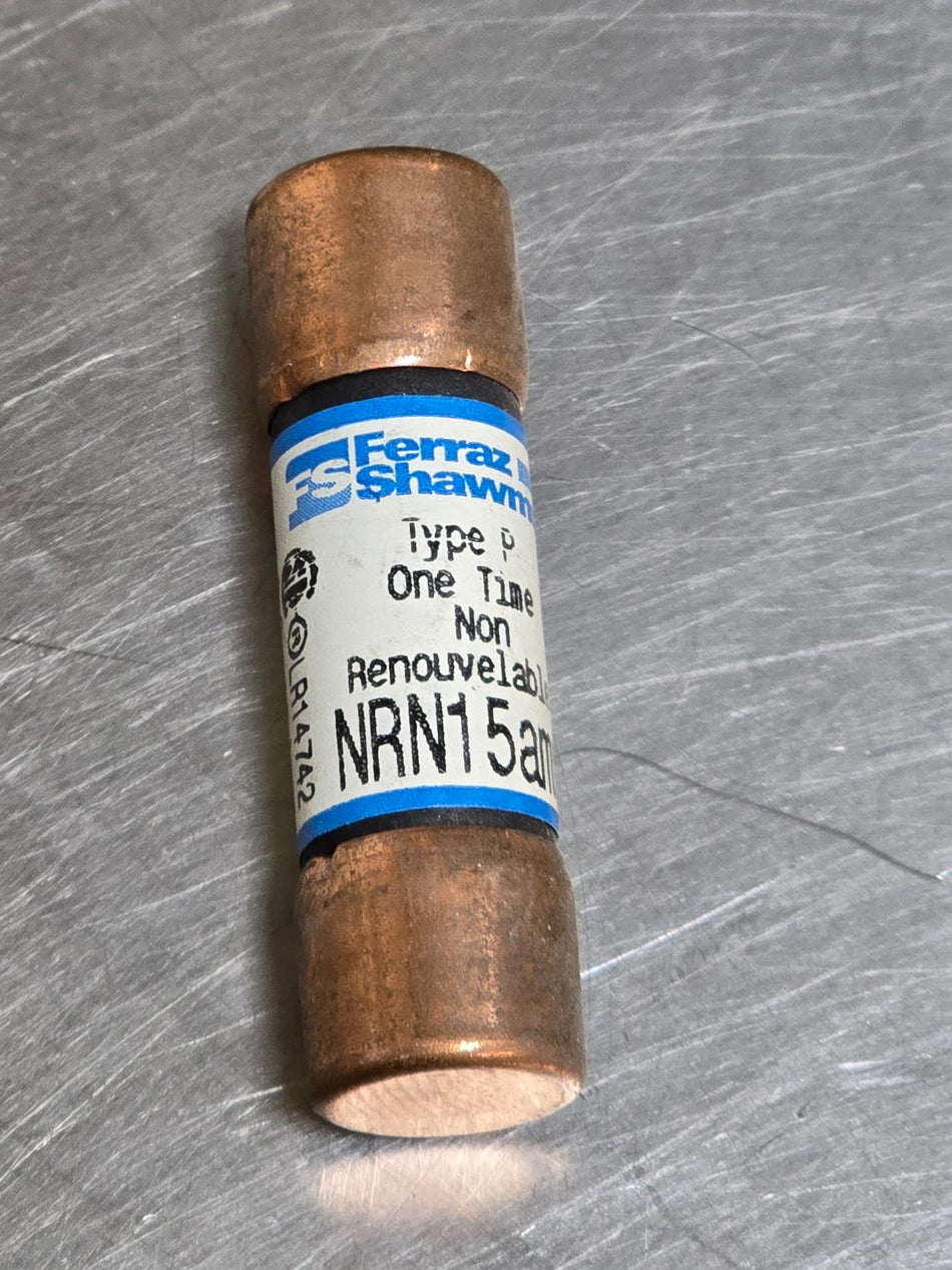 Ferraz Shawmut NRN15, 15A 250V Fuse