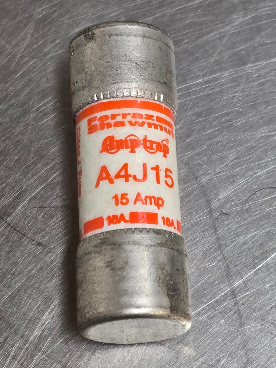 Ferraz Shawmut A4J15 Current Limiting Fuses 15A 600VAC Class J