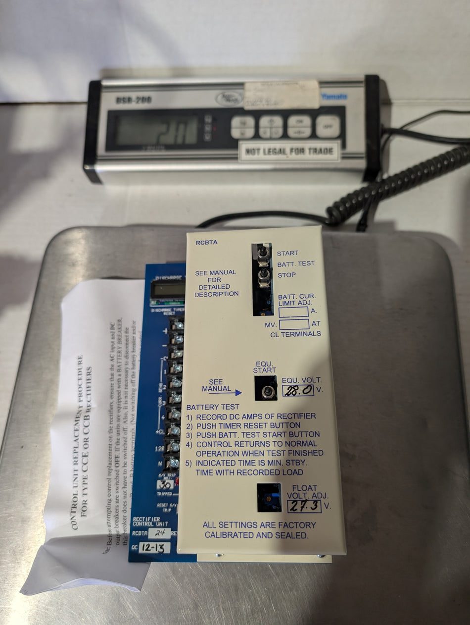 Hayley Rectifier Control Unit - RCBTA24 REV DF