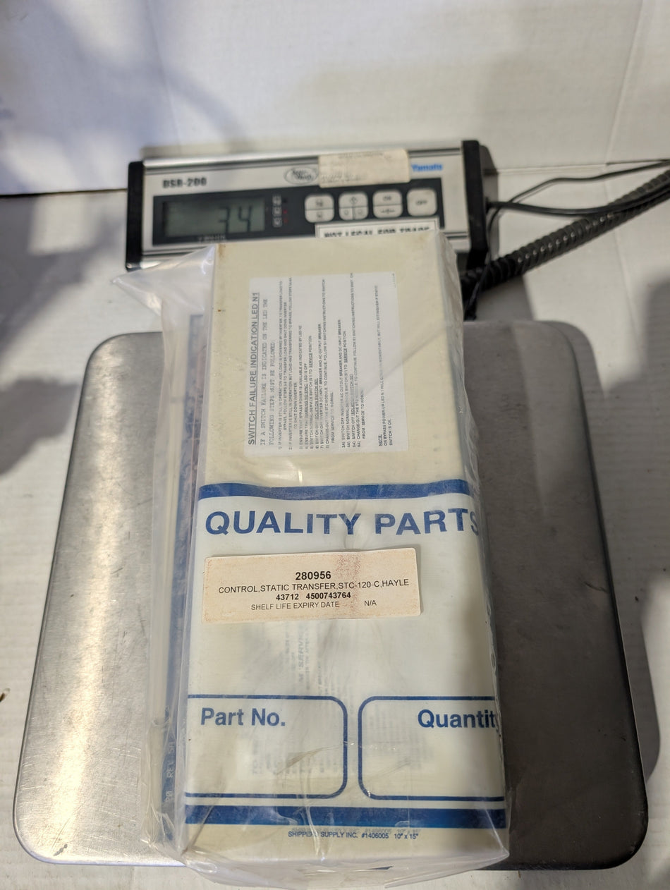 Hayley Static Transfer Controller - STC-120 REV 5A