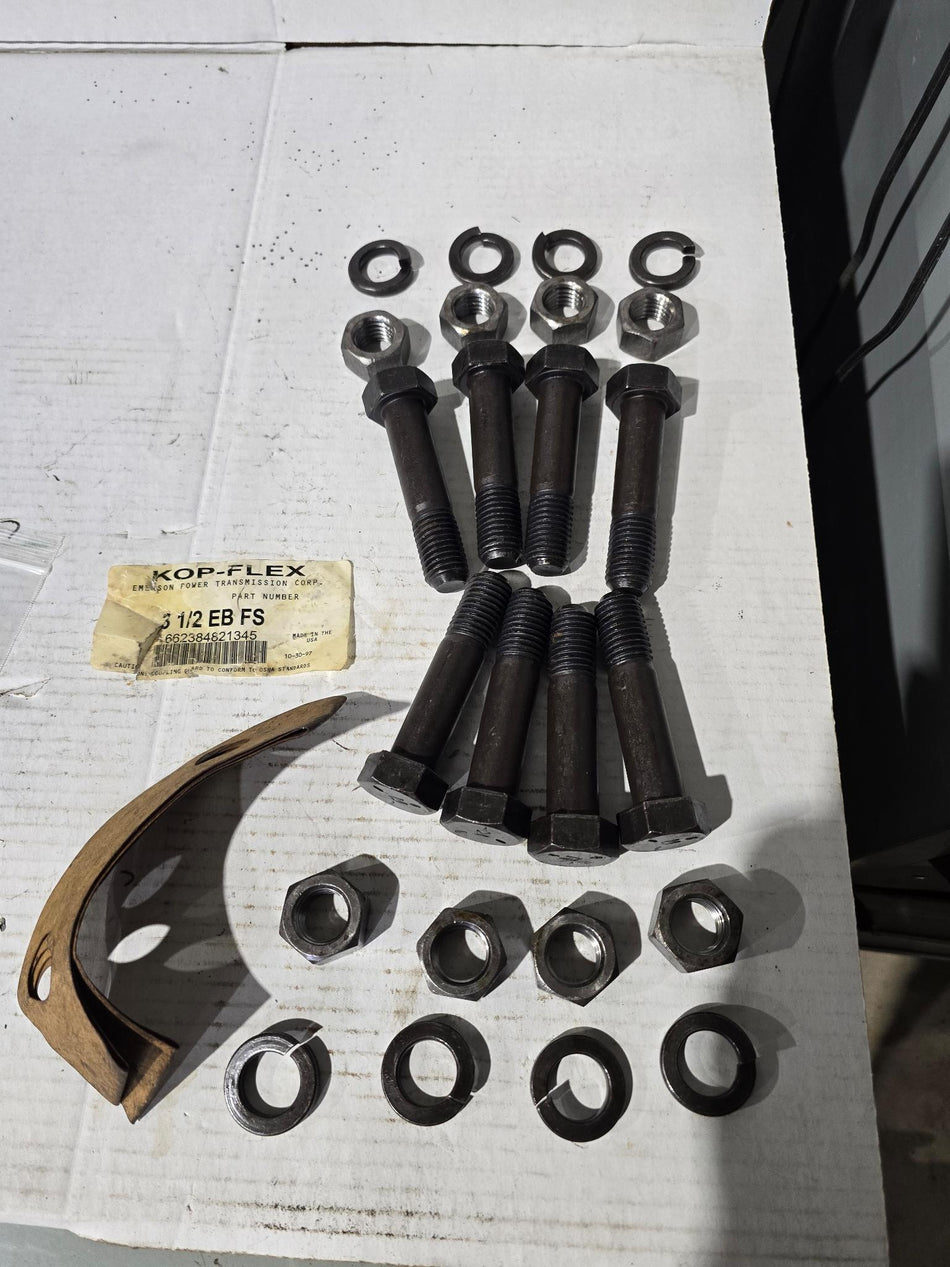 Kop-Flex Gear Coupling Fastener Set with gasket - Size 3.5 - 3 1/2 EB FS