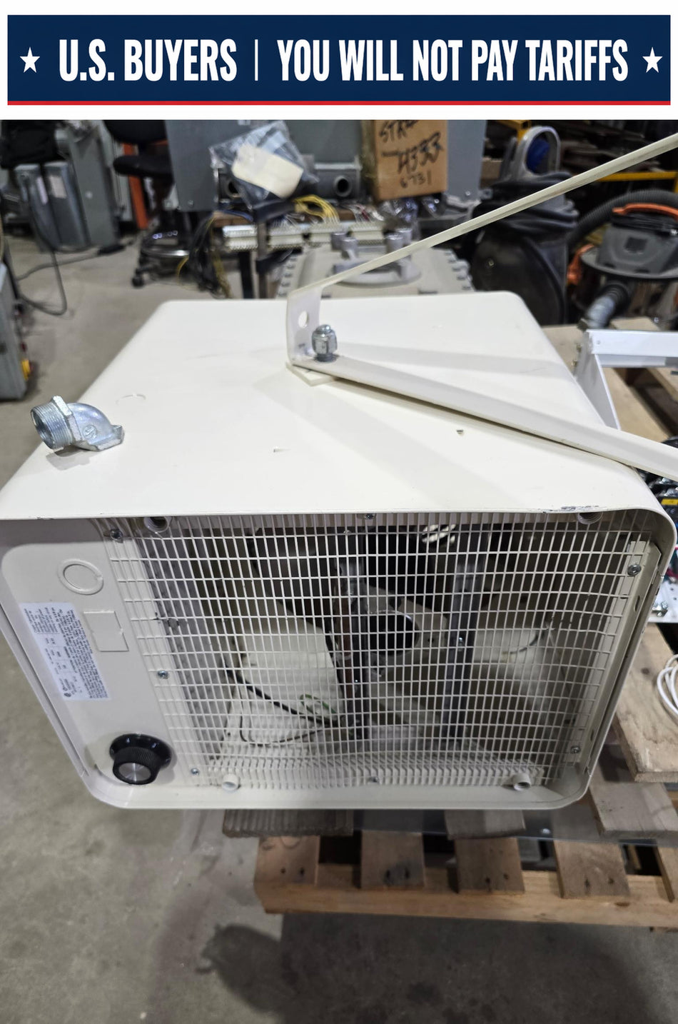 OUELLET OAS05000 Commercial Industrial Suspended Unit Heater 240VAC, WATTS: 5000, AMPS: 20.8 (USED)3