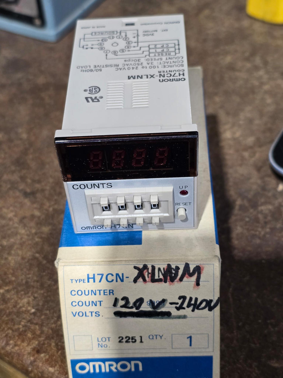 OMRON H7CN-XLNM 100-240VAC (NEW)