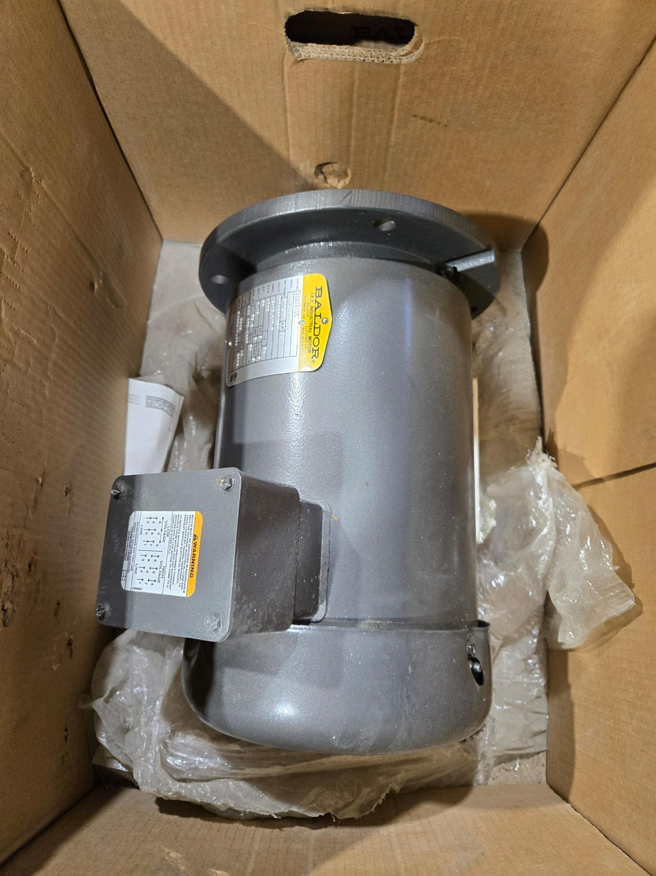 Baldor 3.7 KW Electric Motor - 3 PH- 208-230/460V - 1725 RPM - FR D112MD - MVM3615D