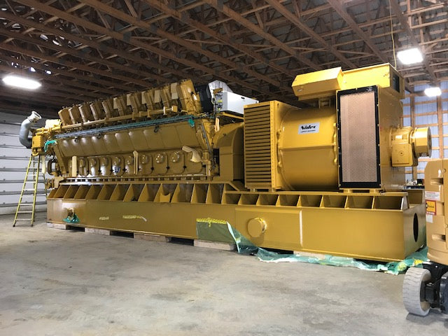 10 MW CAT - G20CM34 - NAT GAS Generator, 13.8 KV - NEW NEVER INSTALLED