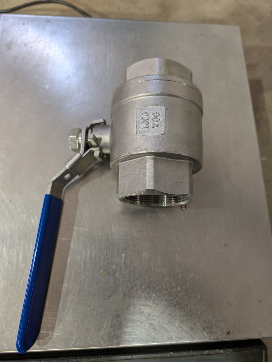 Pinnacle 2" Stainless Steel Ball Valve 1000 CWP CFM8 - 316 ss