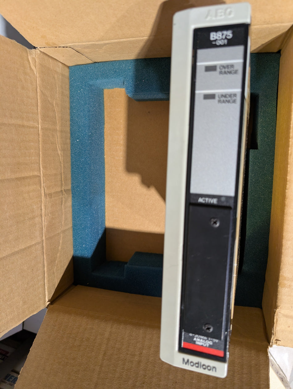 Schneider Electric Modicon AS-B875-001 ANALOG INPUT MODULE