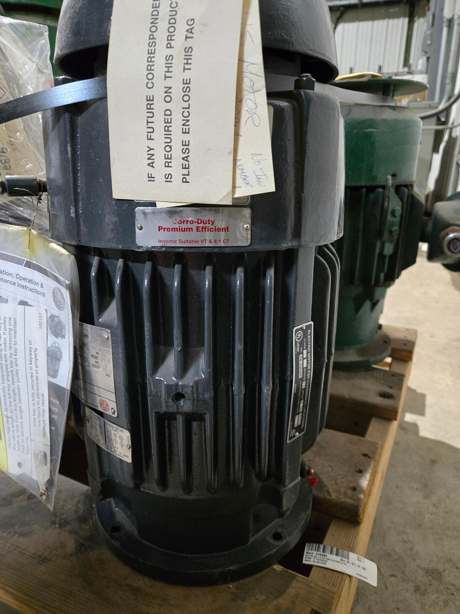 US Motors/NIDEC 7.5 HP Electric Motor - 460V - 1765 RPM - FR 213HP- CNT7P2EE