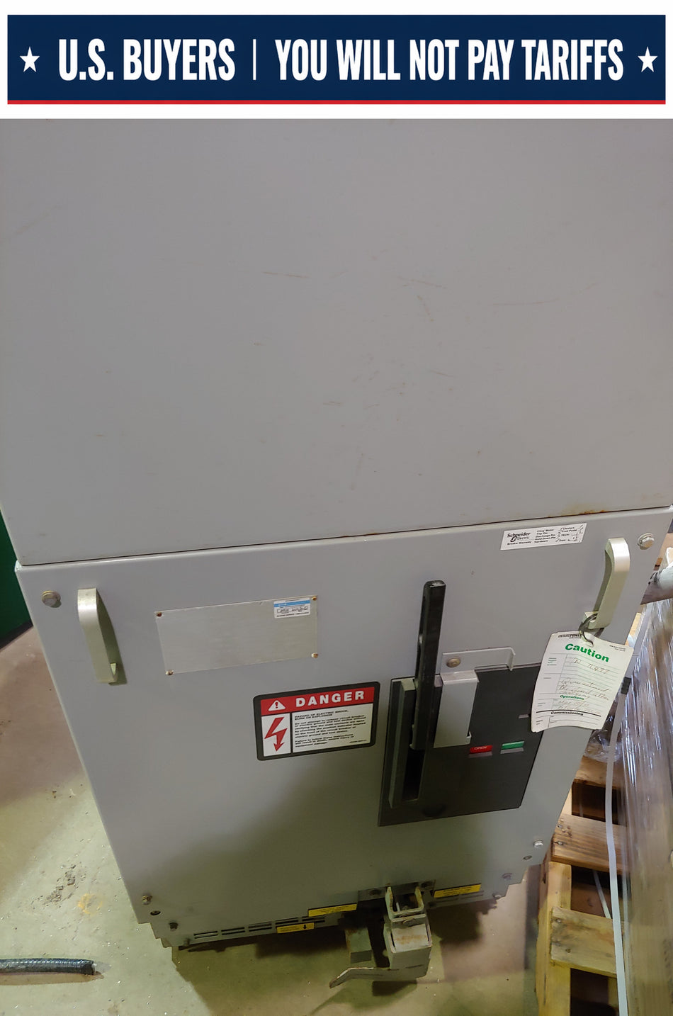 Square D Medium Voltage VR Type Breaker, 5 KV, 3000 AMP Rated