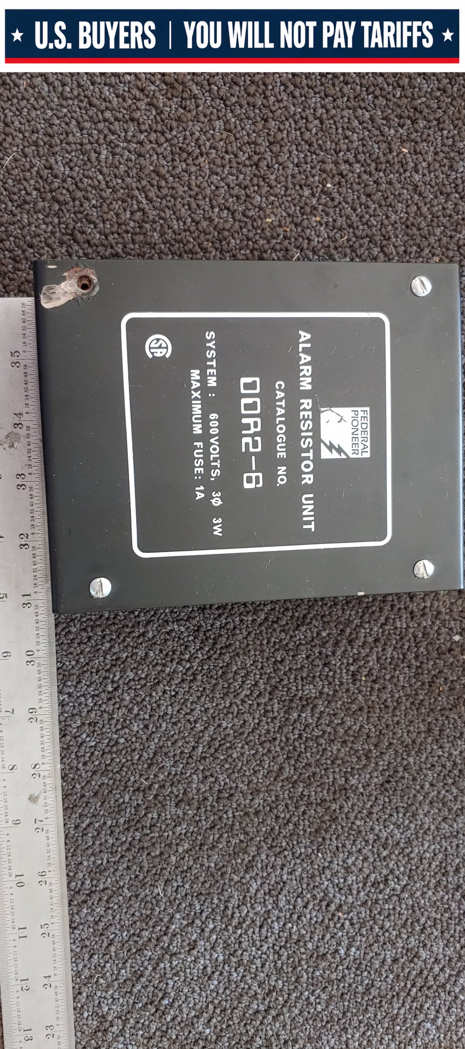 Federal Pioneer DDR2-6 Alarm Resistor Unit