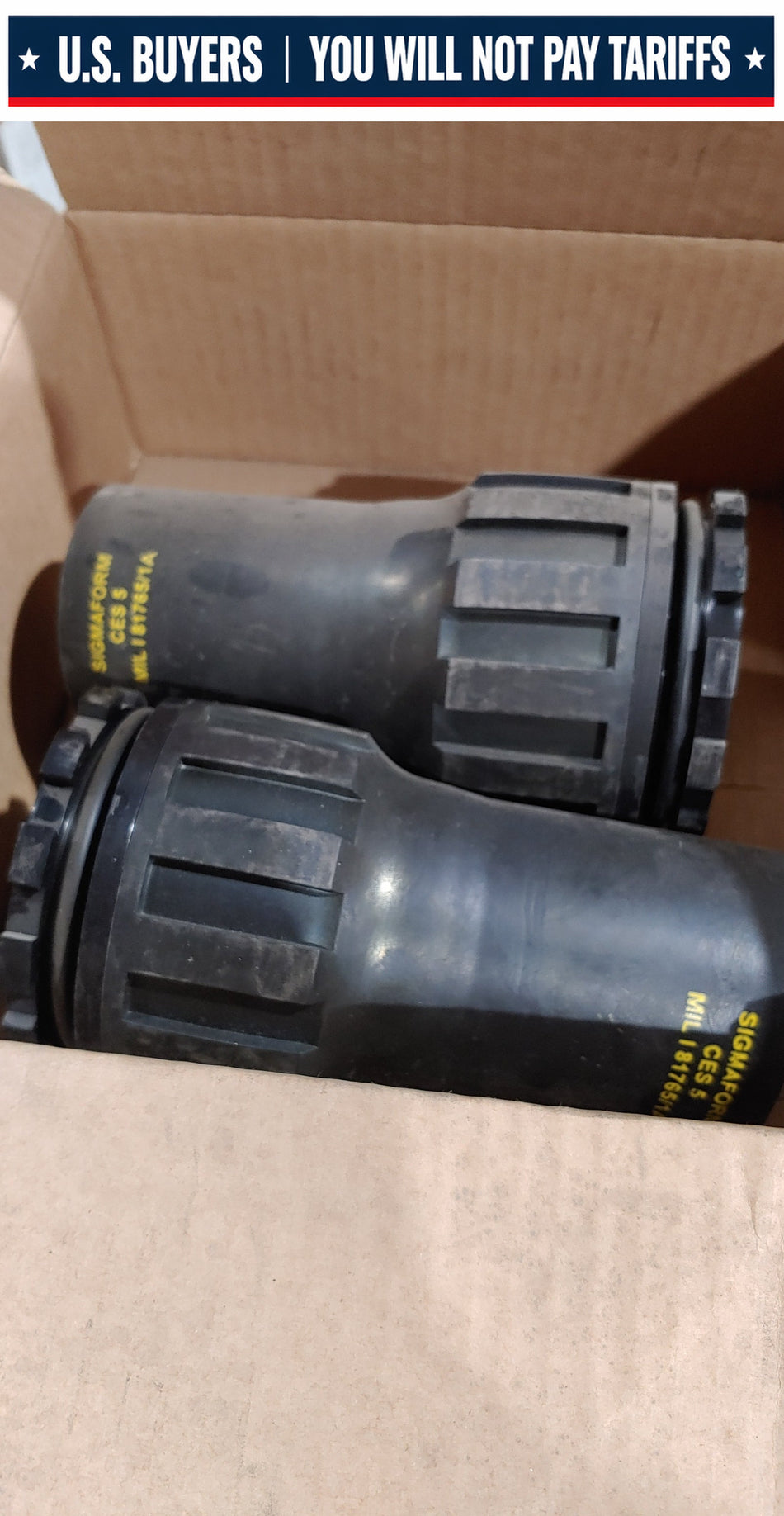 Lot of 2 Sigmaform Heat Shrink Adapaters CES 5 MIL I 81765/1A