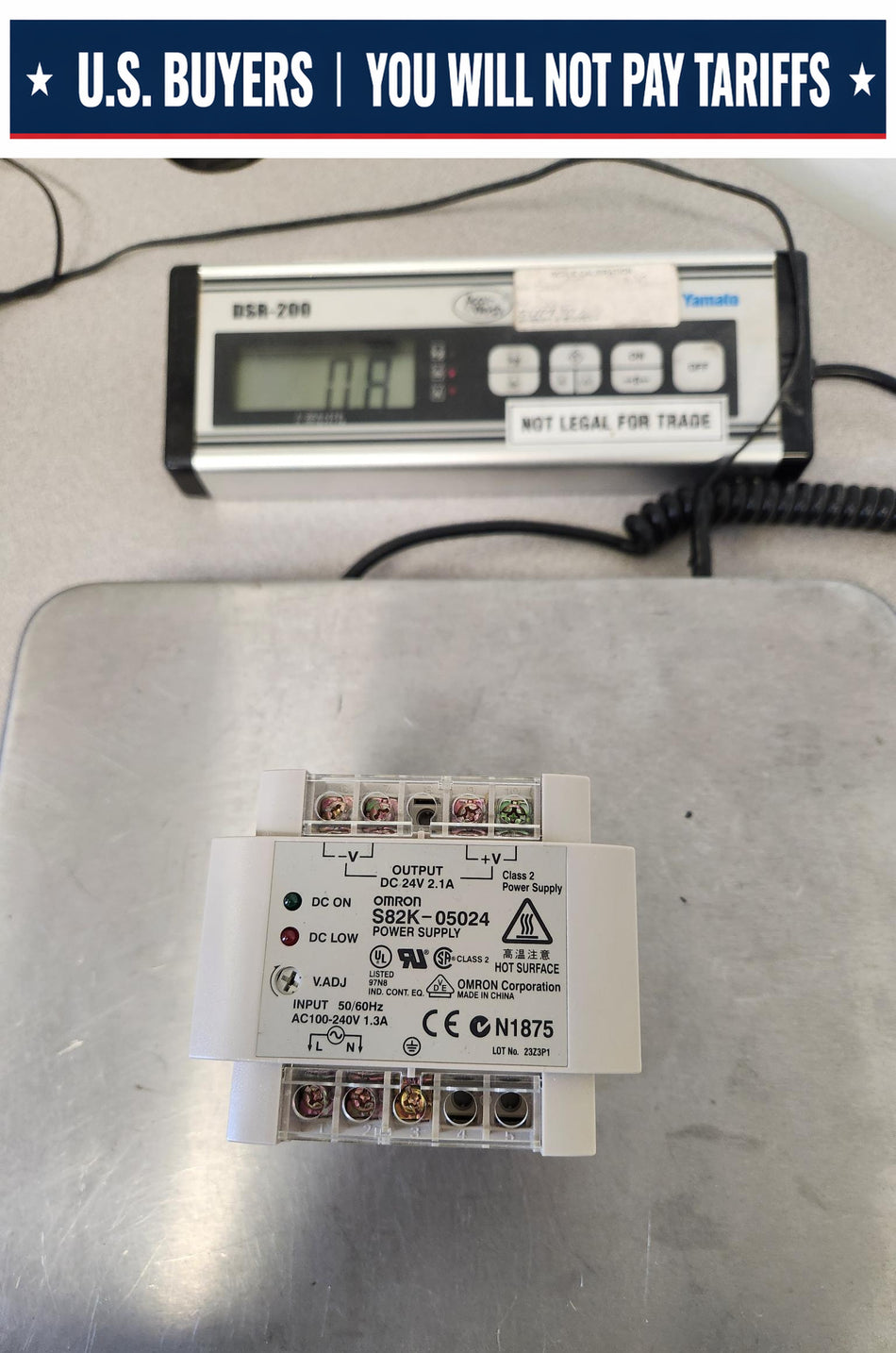 Omron 24V Power Supply - S82K-05024