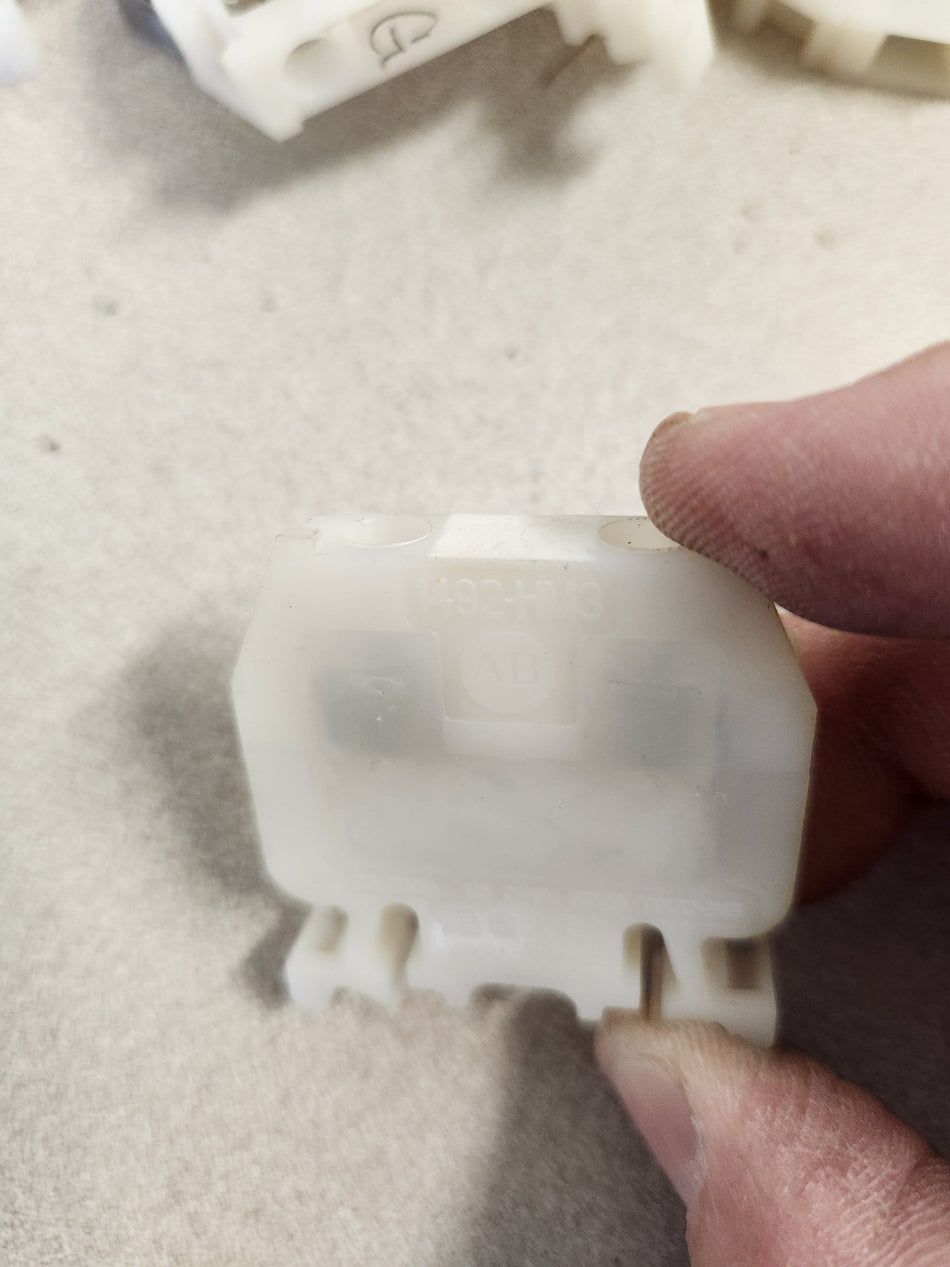 Allen Bradley Terminal Block - BUL 1492 - HM3 - White - QTY 10 Pack