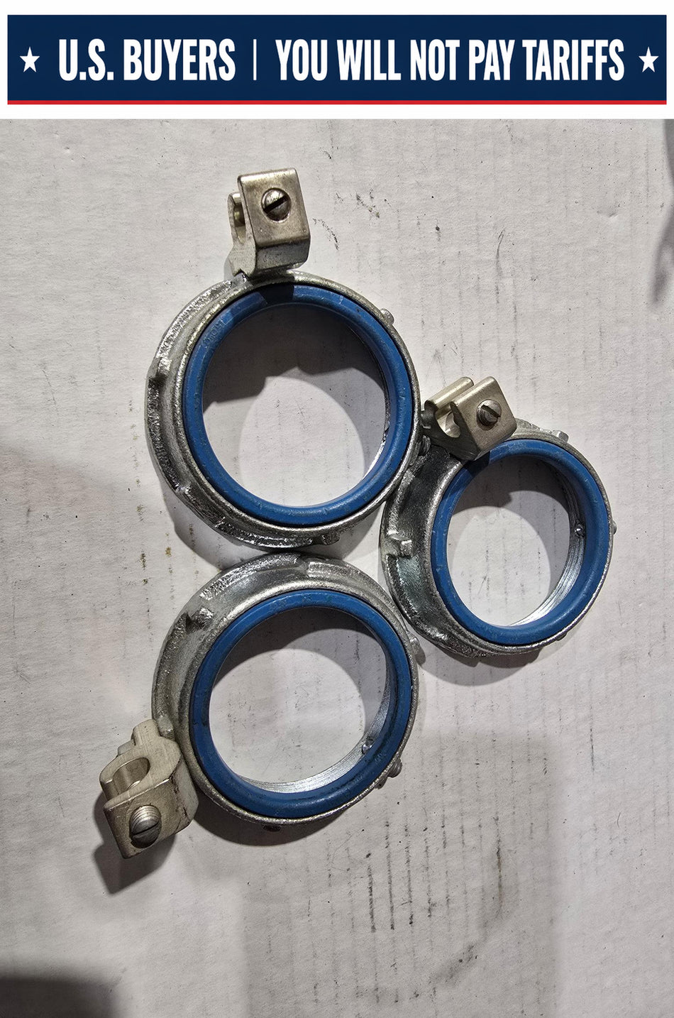 T&B 2" INSULATED THROAT GROUNDING BUSHING (LOT OF 3)