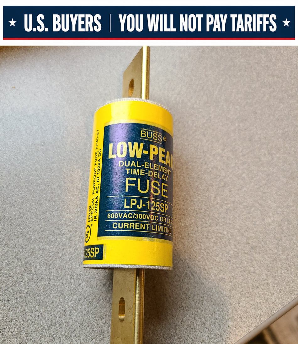 Bussmann LPJ-125SP (125 Amp/ 600 Volt) In Box