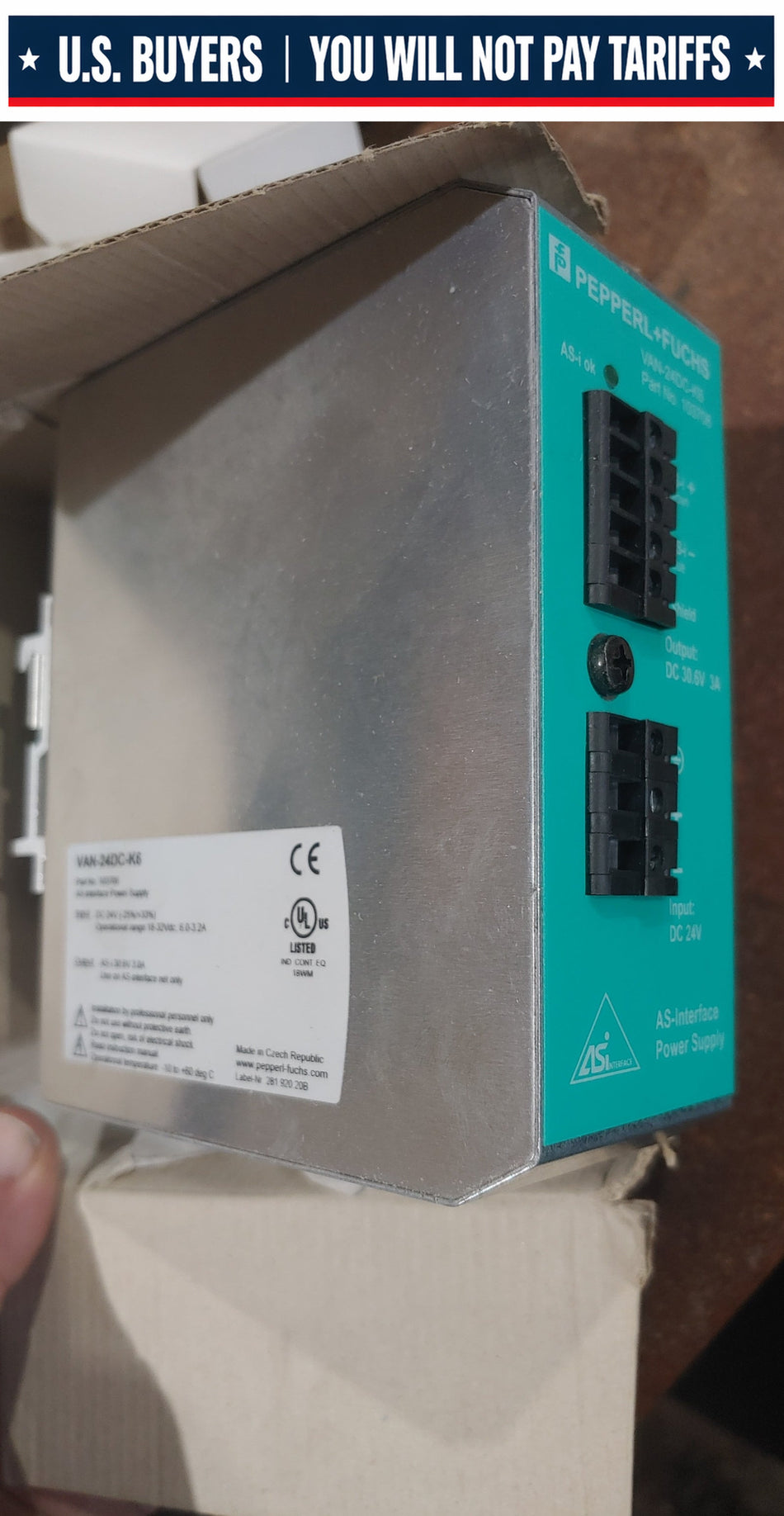 Pepperl+Fuchs VAN-24DC-K6 AS-Interface Power Supply