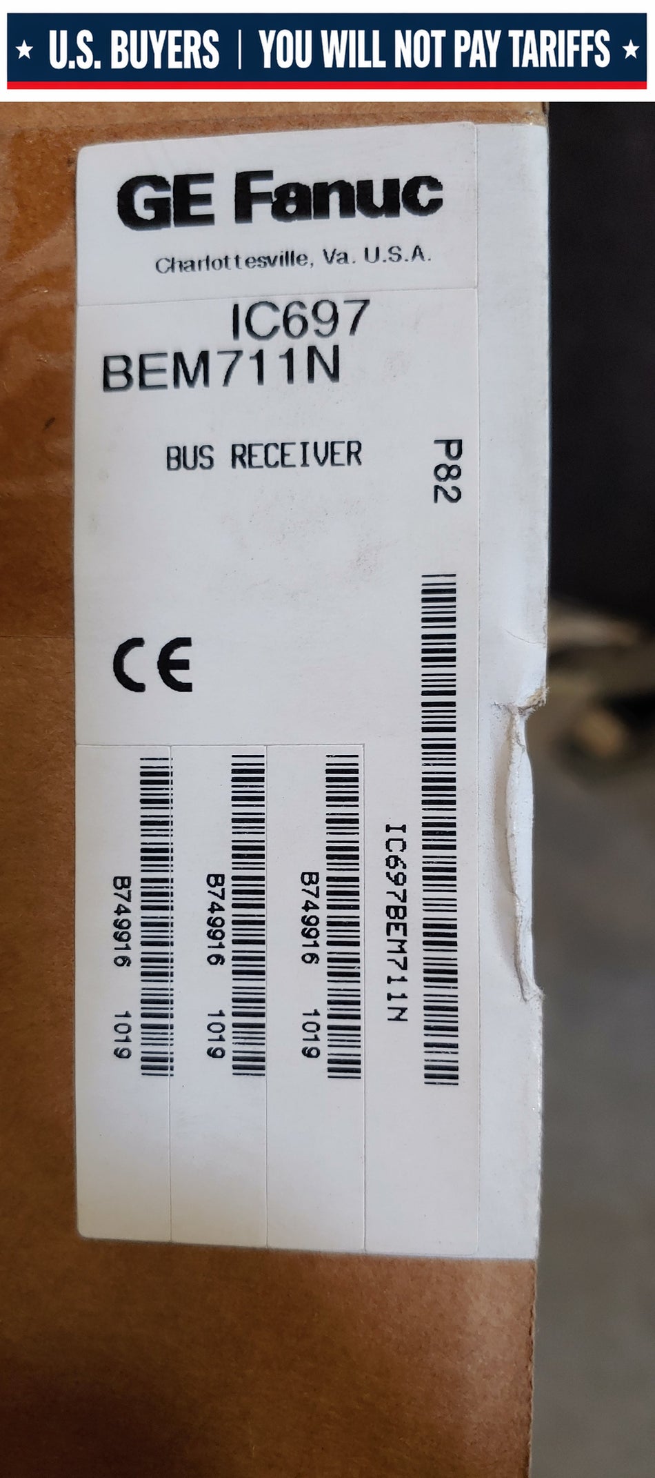 GE Fanuc IC697 BEM711N Bus Receiver