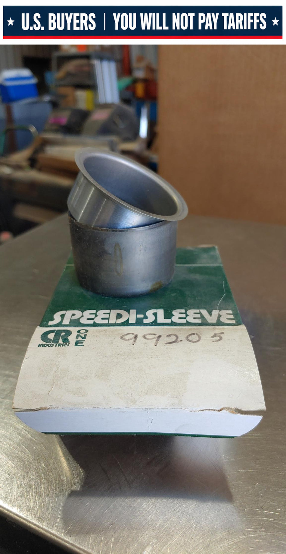 CR Seals (SKF) 99205 Thin Wall Speedi-Sleeve - 2.063 in Shaft Dia., 0.781 in Width