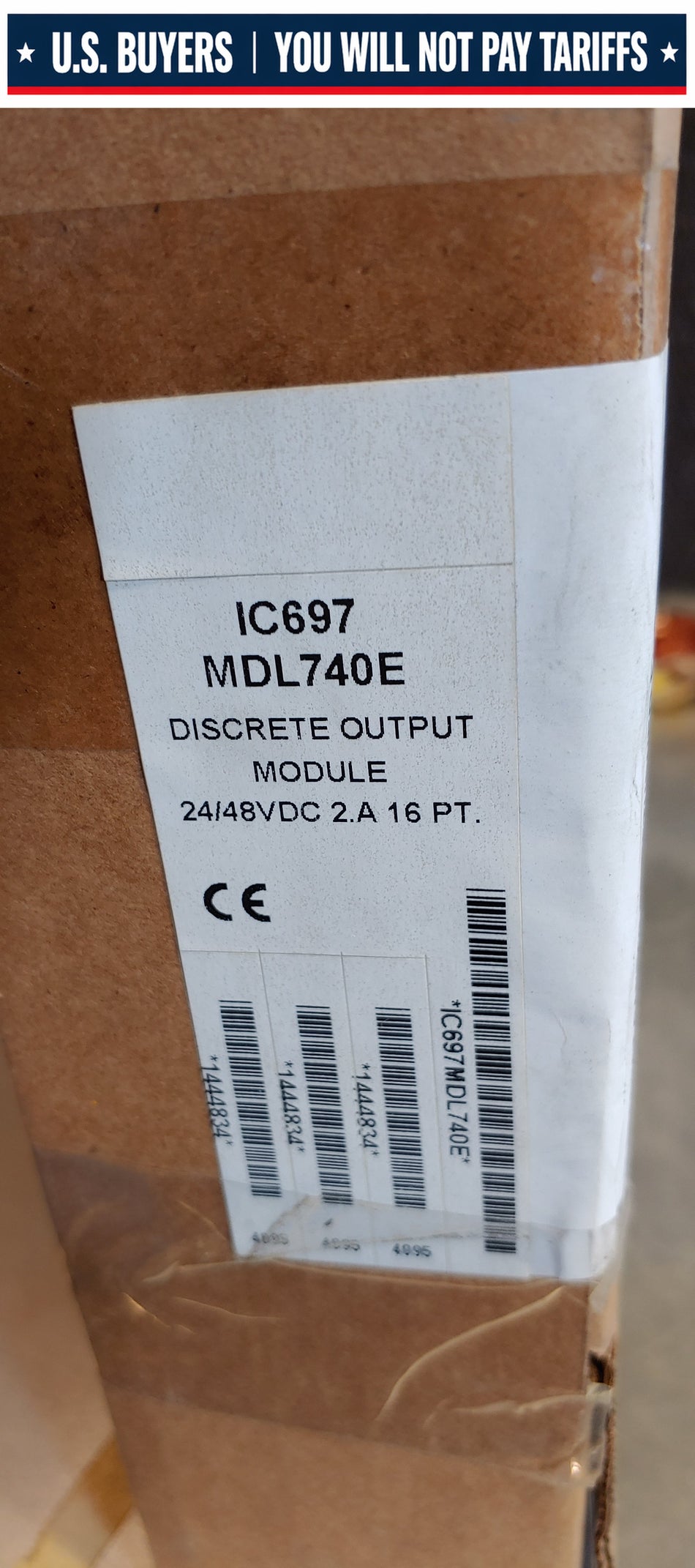 GE Fanuc IC697 MDL740E Discrete Output Module 24/48VDC 2.A 16PT