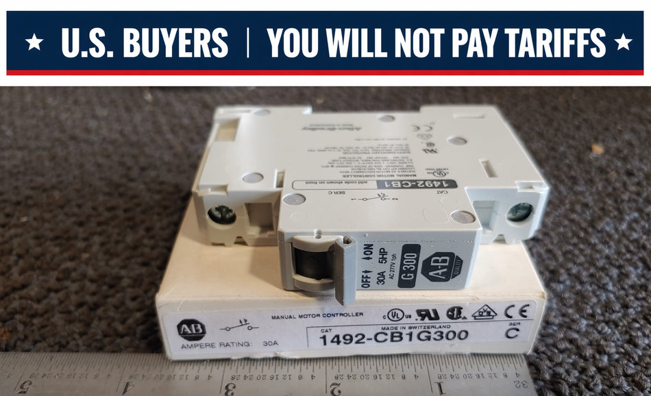 Allen Bradley 1492-CB1G300 Ser: C 30Amp 1Pole Breaker