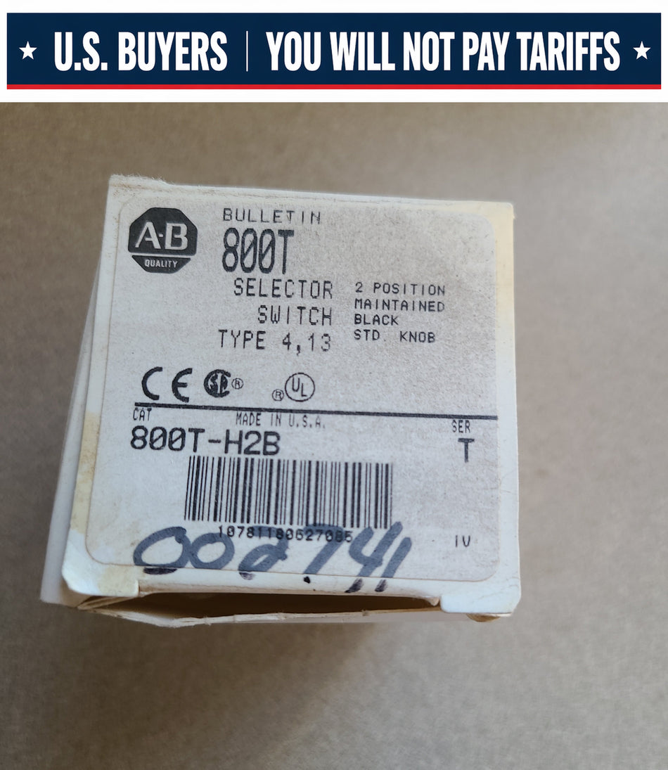A B Selector Switch 800t-h2b