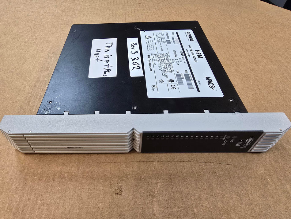 MOORE 39HFM2CAN APACS+,ROM: 3.02, REV: 3, HFM HART FIELDBUS MODULE, 24VDC, 4-20mA (Used)