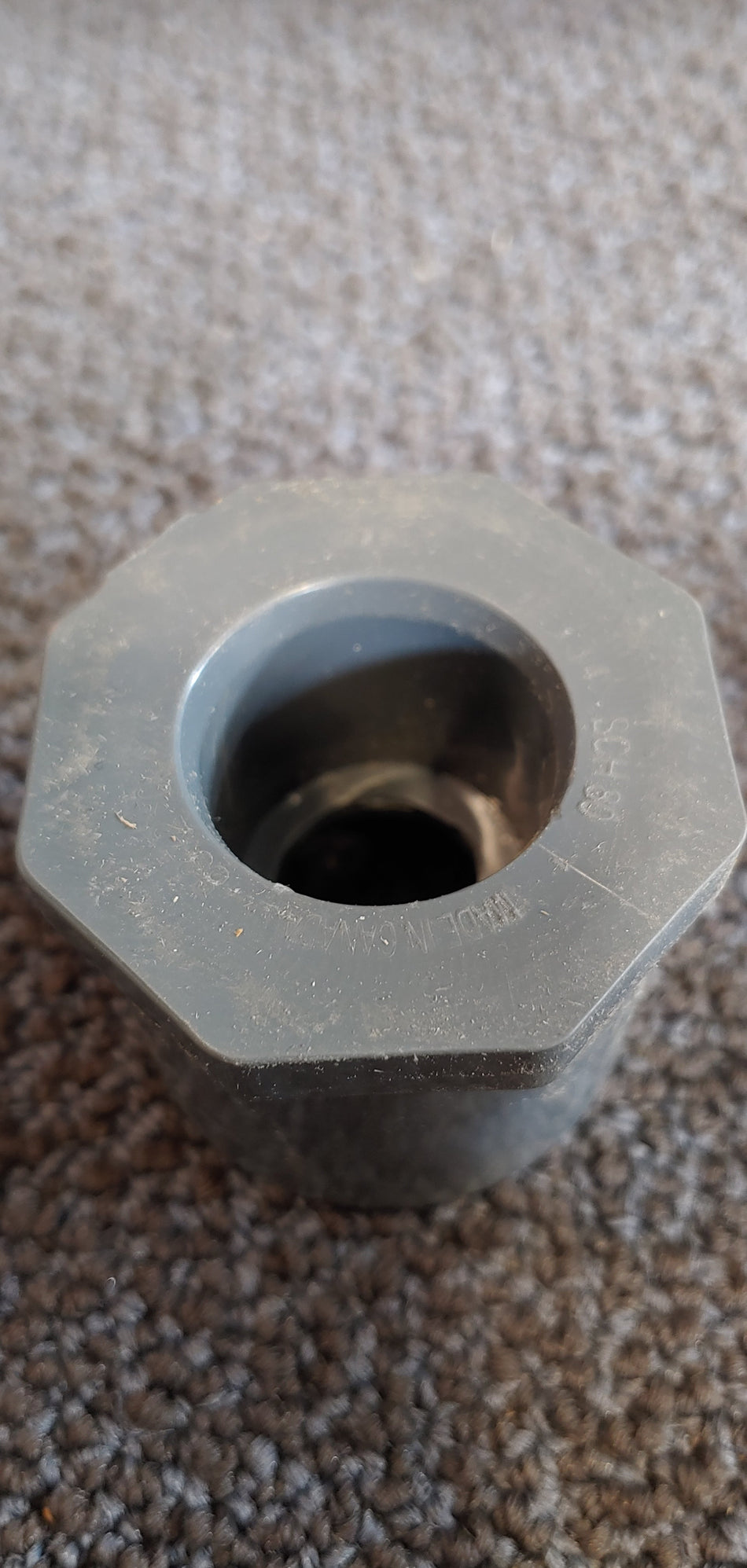 ChemKor 1-1/2" X 3/4" Socket Reducing Bushing Sch:80 PVC-I - QTY 6 Pack