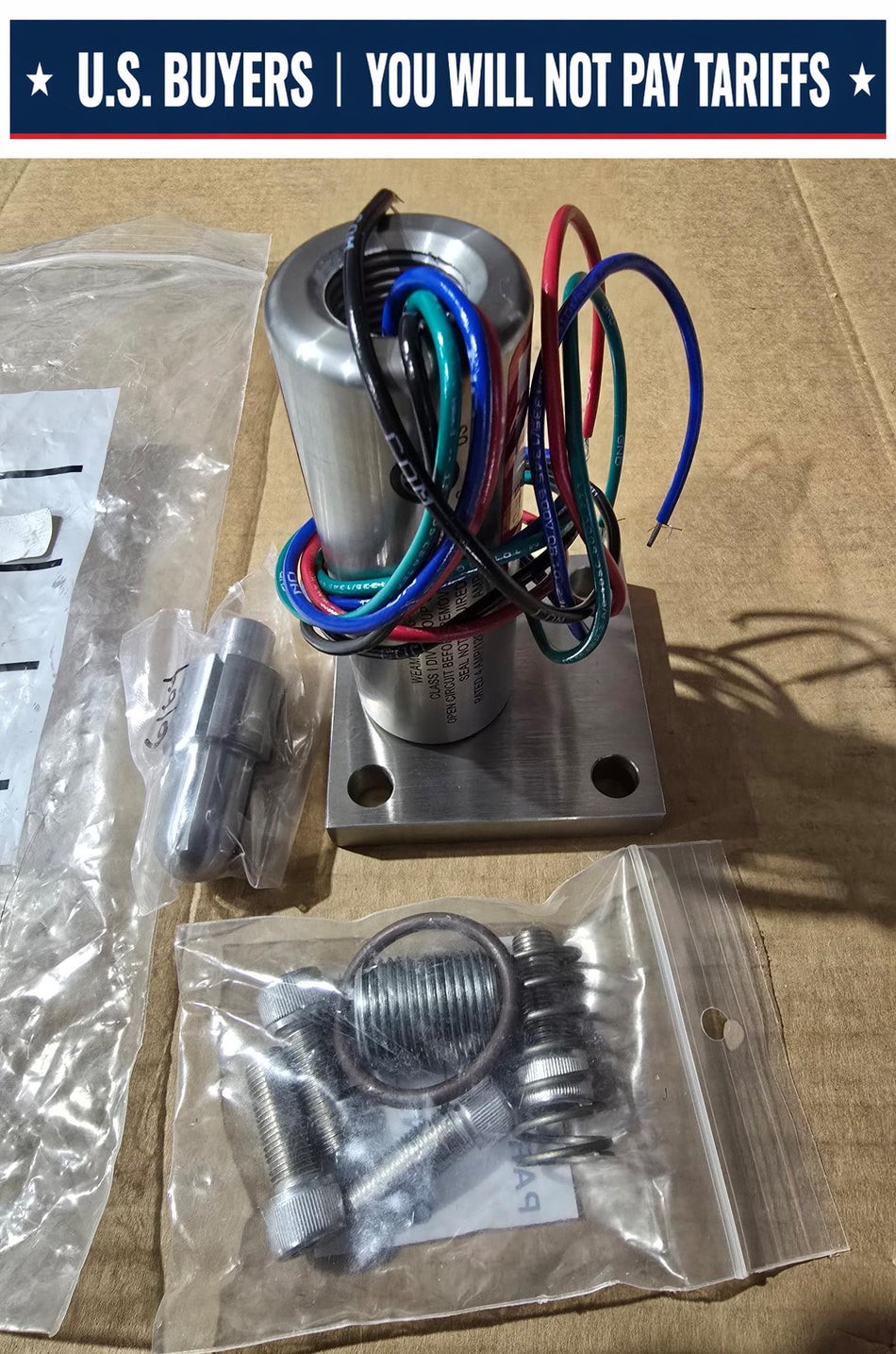 WEAMCO MAG-TEK SPHERE DETECTOR SWITCH 612C6136164 2220PSI 24V,120V
