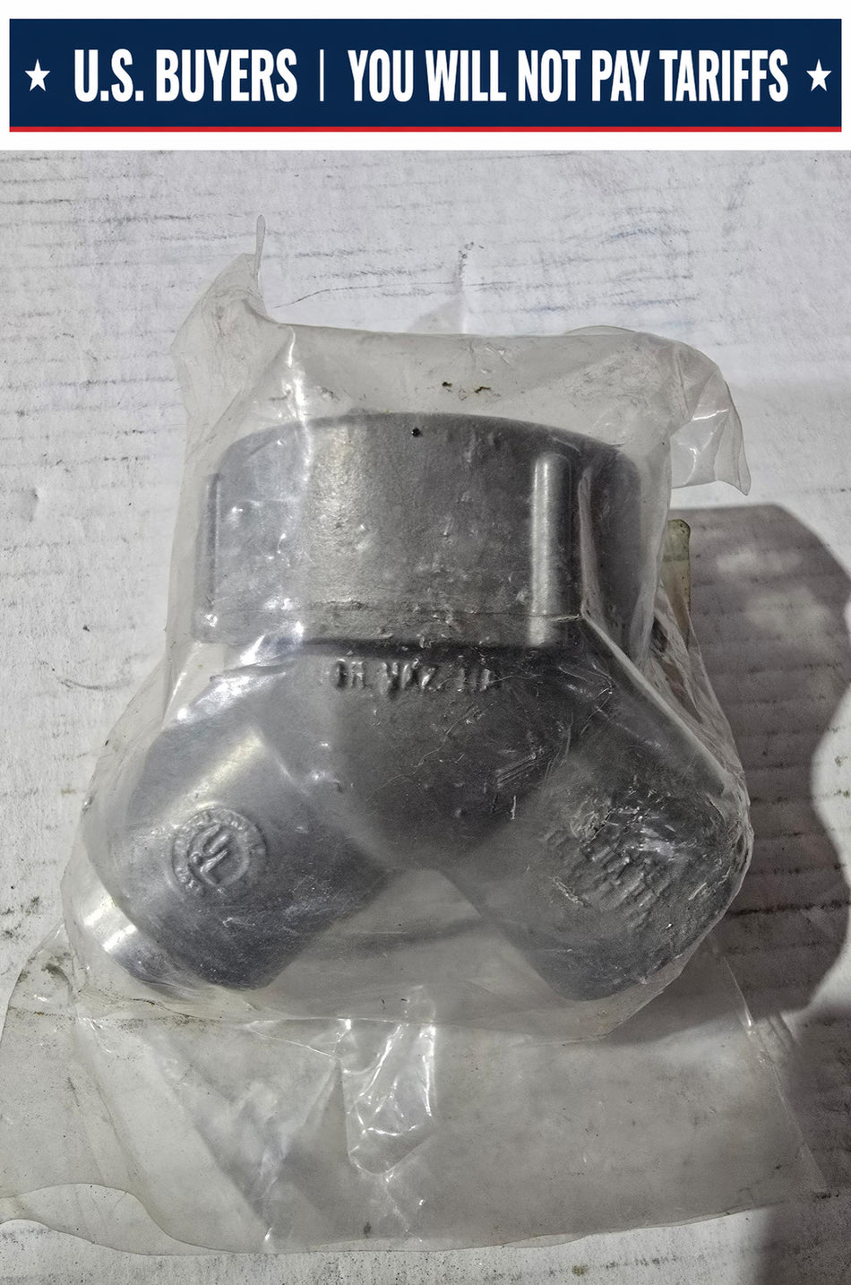 METRIX 8200-001 IP4X Capped Elbow 1" NPT Inlet, 3/4" NPT Outlet