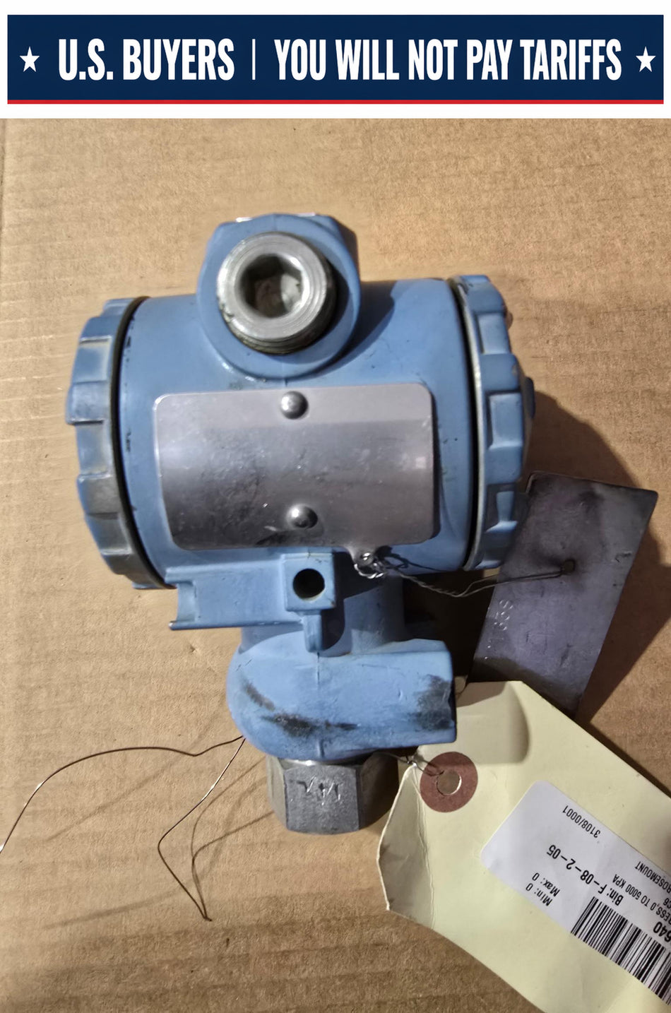 RoseMount Pressure Transmitter G3A22A1B4C6 0-5000 KPA 10.5-36 VDC, 4-20MA 1/2" NPT (Used) (Copy)