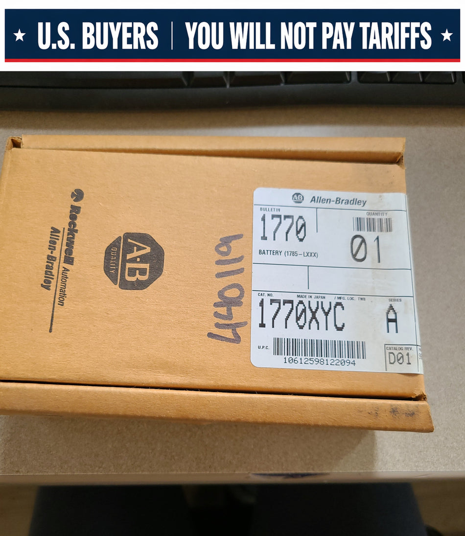 Allen Bradley 1770-XYC, 1770-XYC/A Replacement Battery
