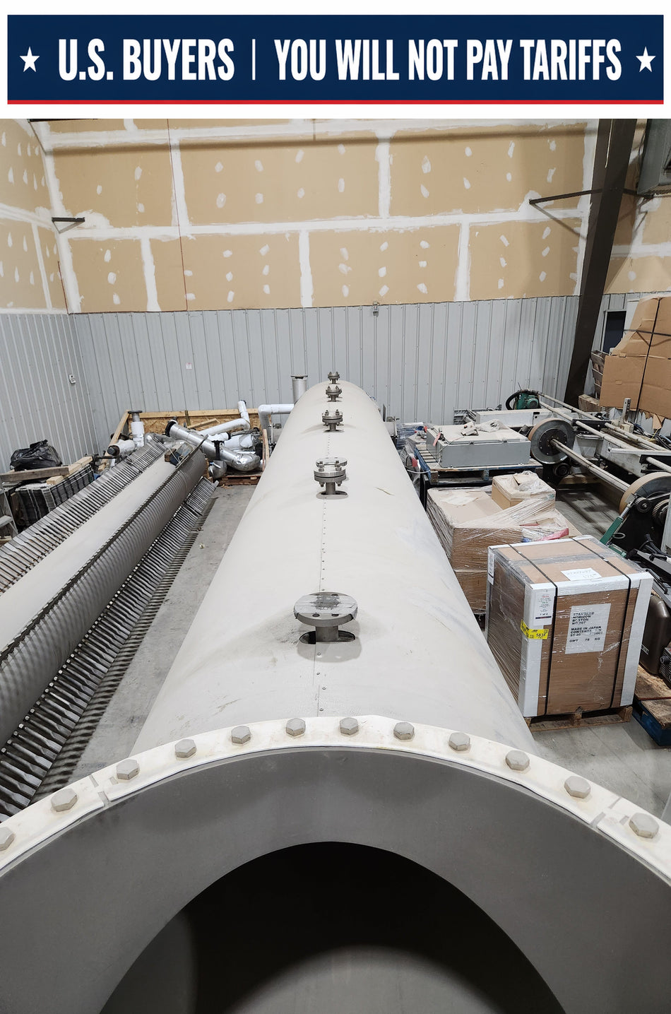 Bepex Paddle Dryer - Model SJS-42-22 - 304 Stainless Steel - Hot Oil Jacket