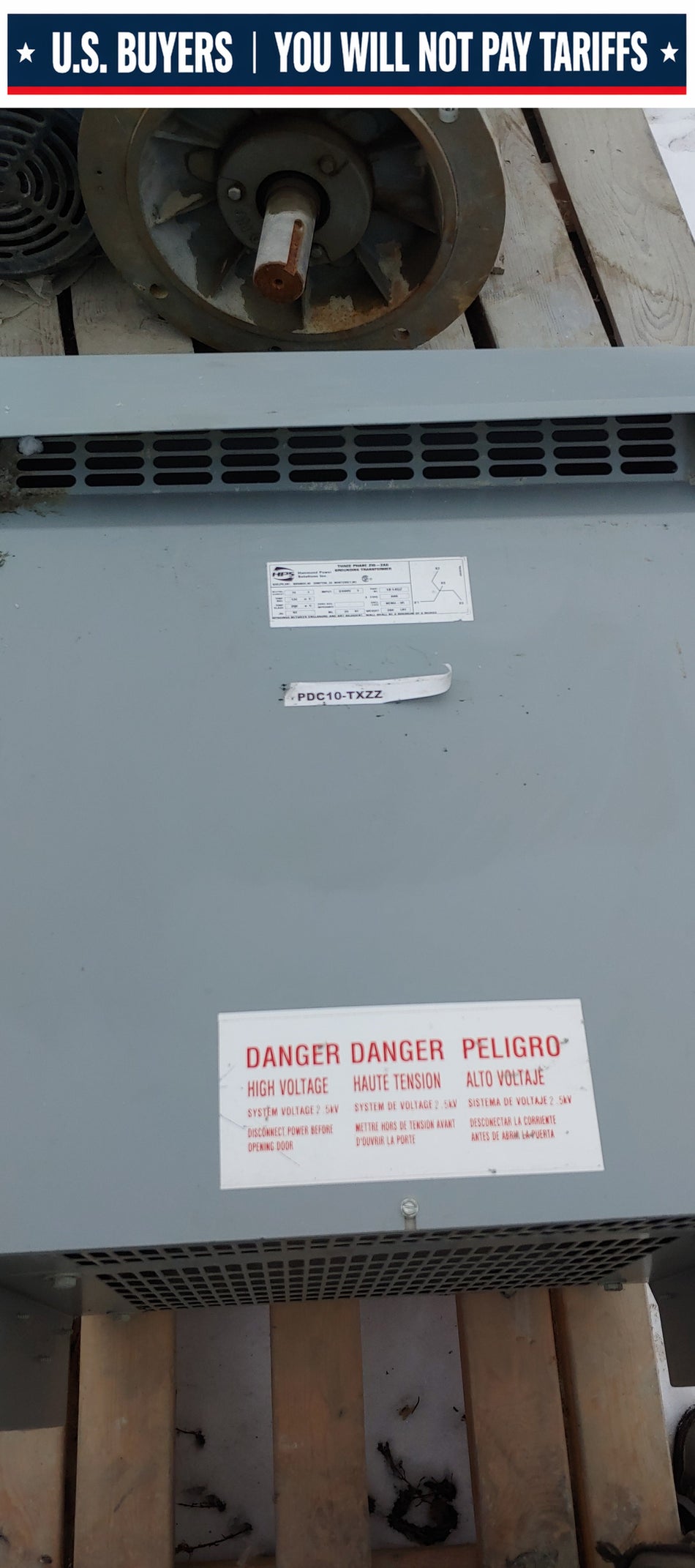 HPS (Hammond Power System) Grounding Transformer 10A, 2400 Volts