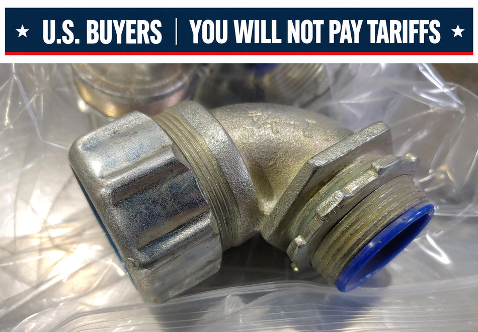 T&B 5355 1.25"  90 Deg Liquidtight Connector (5 PACK)