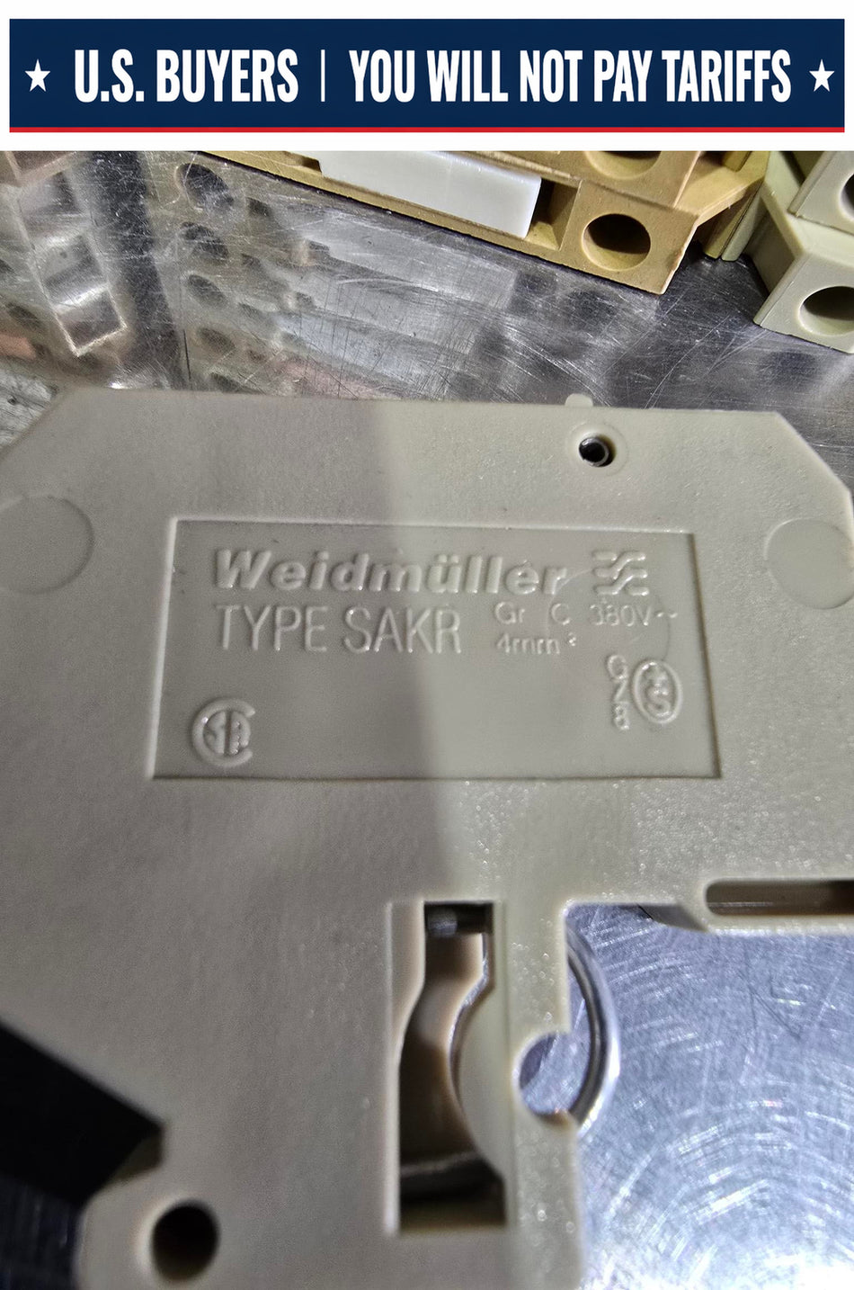 Weidmüller TERMINAL BLOCK DISCONNECT SAKR 0412260000 (LOT OF 24)