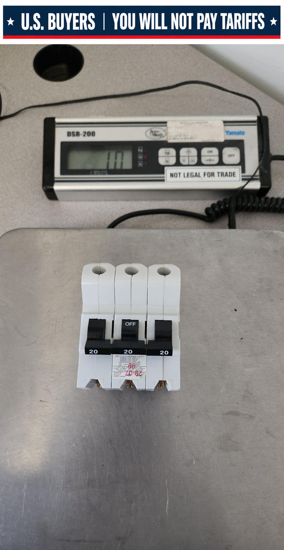 STAB-LOK - NA3P20 - Federal Pioneer - 20 Amp Circuit Breaker Plug-In - 20 Amp - 3 Pole - 240 Volt