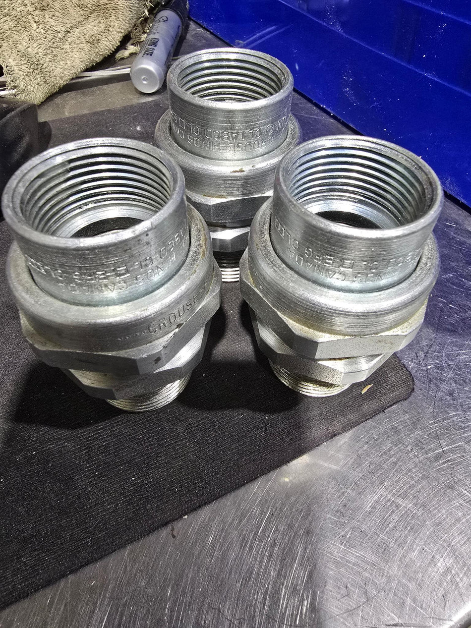 CROUSE HINDS 1" UNY 305 Explosion Proof Union (LOT OF 3)