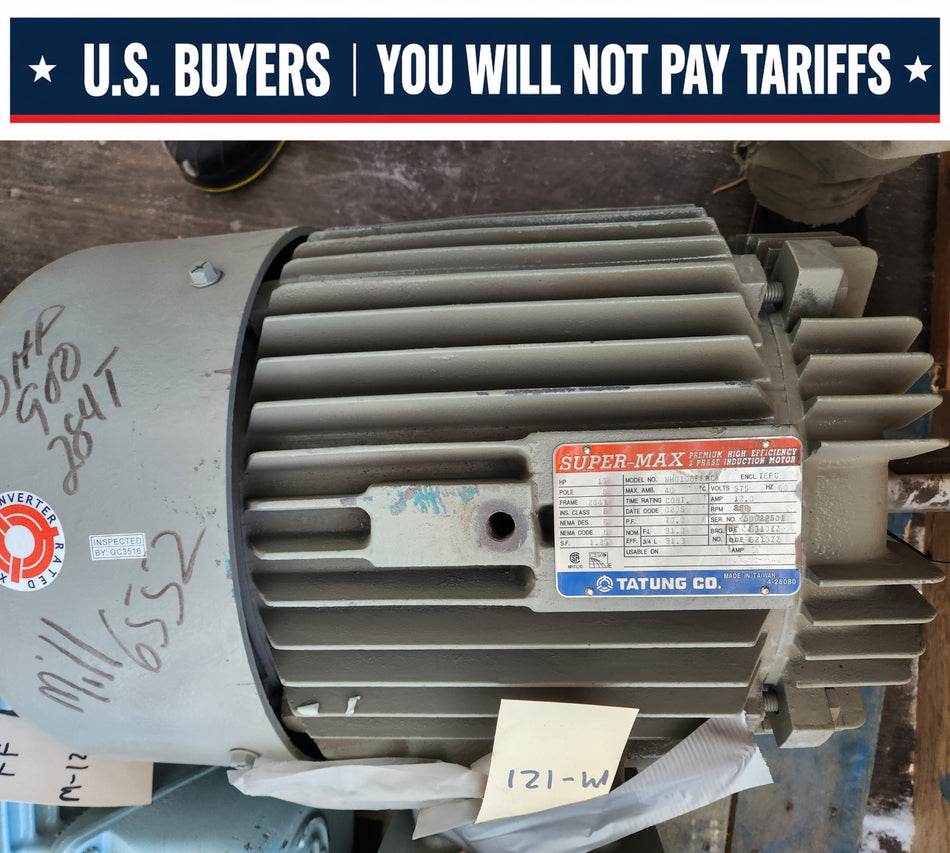 Tatung 10 HP, 575v, 880 RPM, FR: 284T, WH0108FFAC