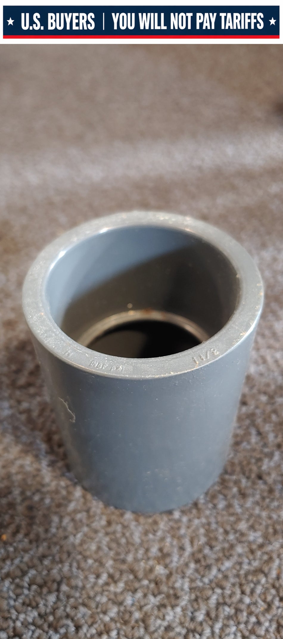 IPEX 1-1/2" Socket Coupling Sch:80 PVC - QTY 10 PACK