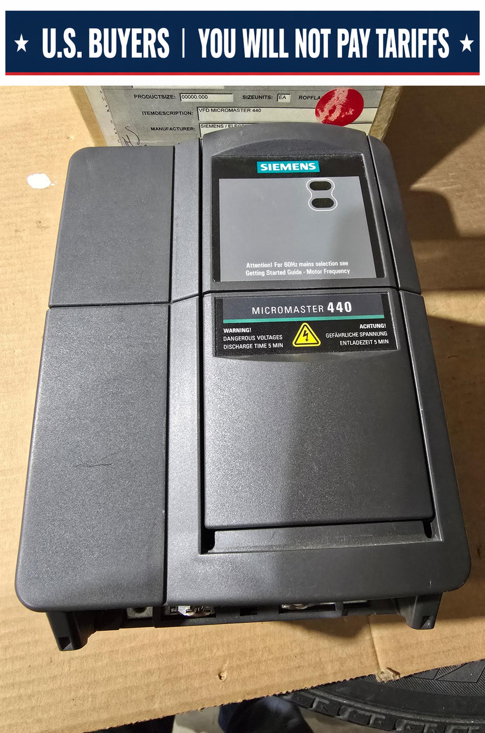 SIEMENS MICROMASTER 440 6SE6440-2UC22-2BA1 (REFURBISHED)
