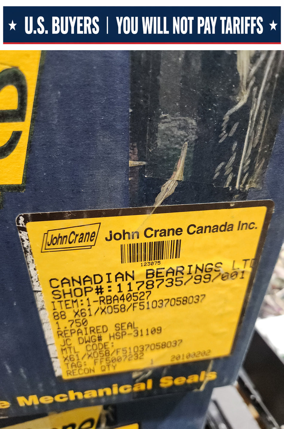 John Crane Mechanical Seal - 88 X61/X058/F51037058037 - 1.750"